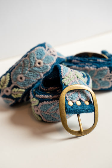 Azul Embroidered Belt